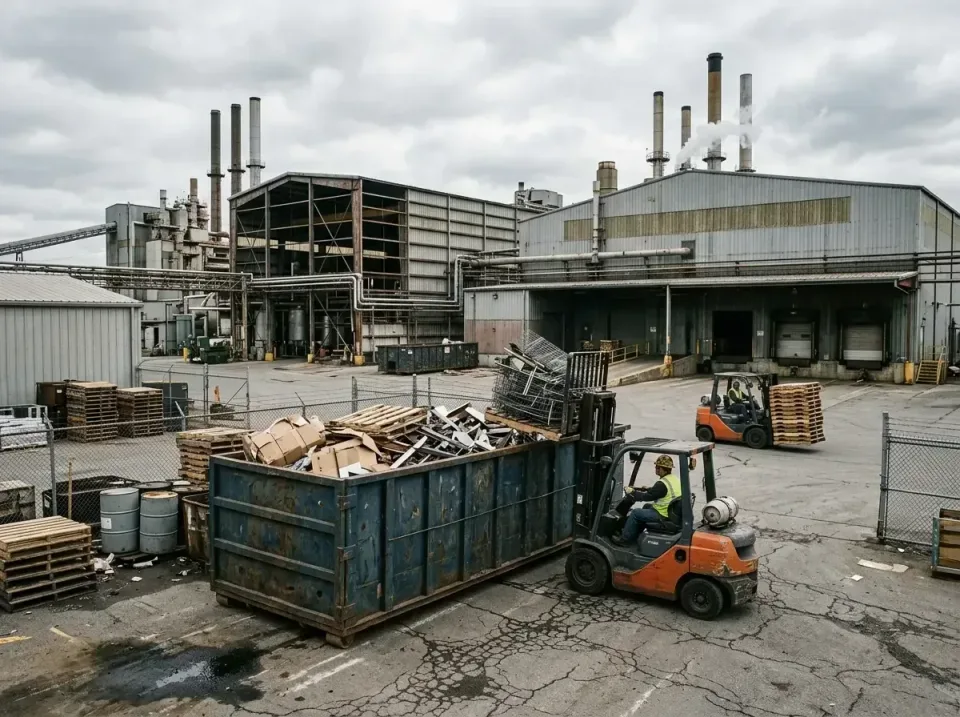 industrial-factory-scrap-conta-003 — frequently asked questions, Cheap Roll-off Dumpster Rentals in Throop, PA